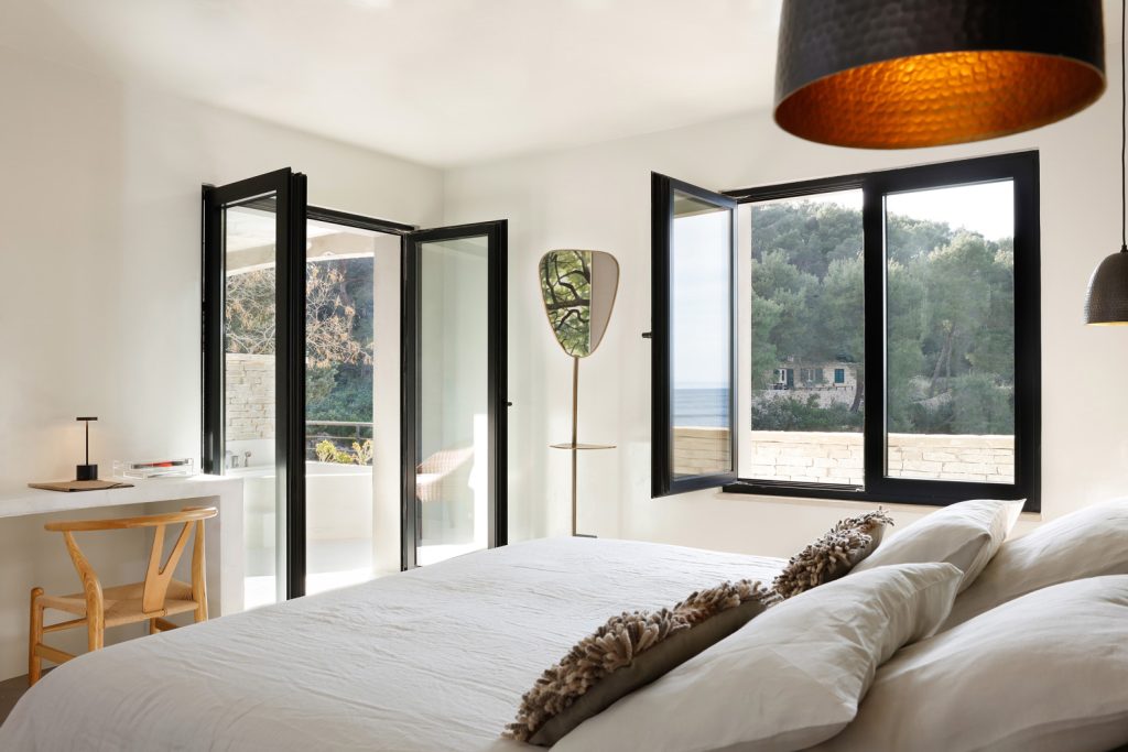 Littlegreenbay Hotel világos szobái, Hvar-sziget