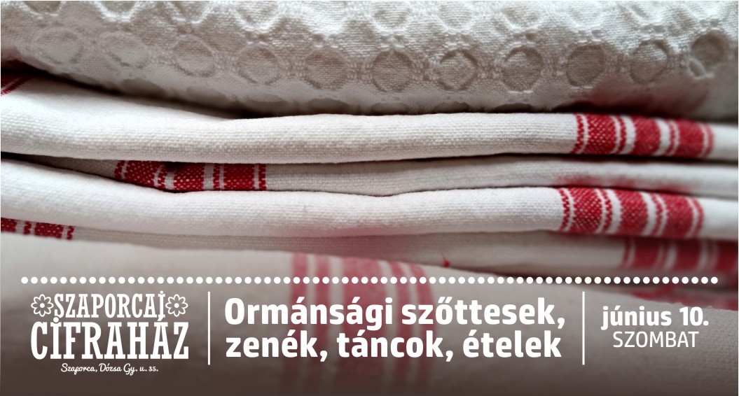 Ormánsági szőttesek, zenék, táncok - plakát