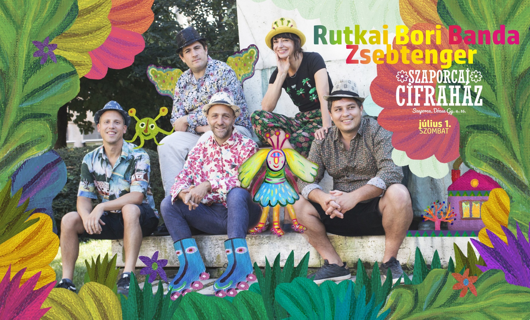 Rutkai Bori Banda az ormánsági Cifraházban - plakát