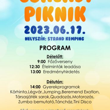 főzőverseny Beremenden 2023 - plakát