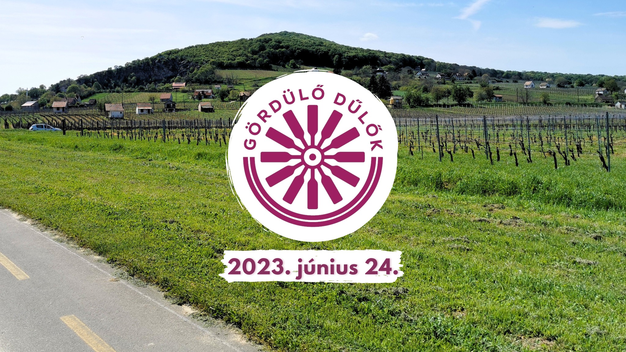 Gördülő Dűlők 2023 Villány - plakát