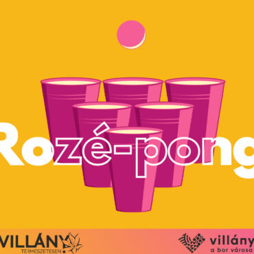 Rozé-pong Villányban - plakát