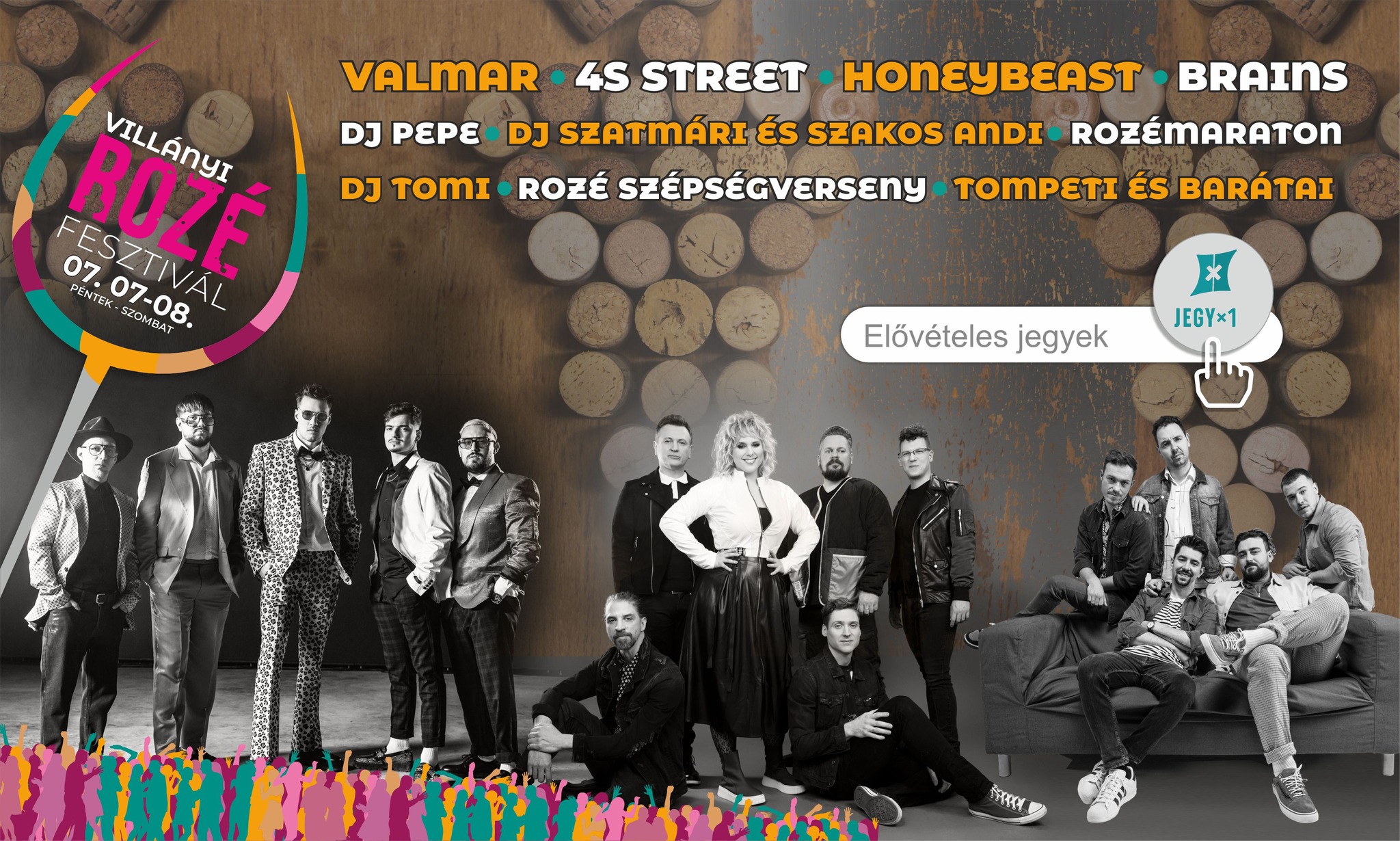 Villányi Rozé Fesztivál 2023 plakát