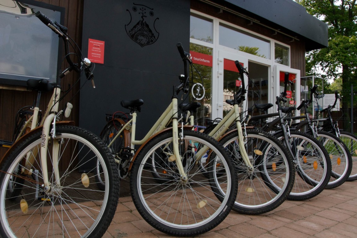 Harkányi Tourinform Iroda, bérelhető biciklik