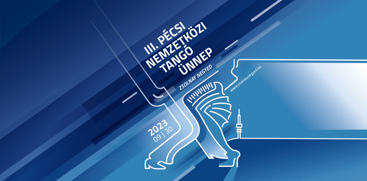 Pécsi Nemzetközi Tangó Ünnep 2023 - plakát