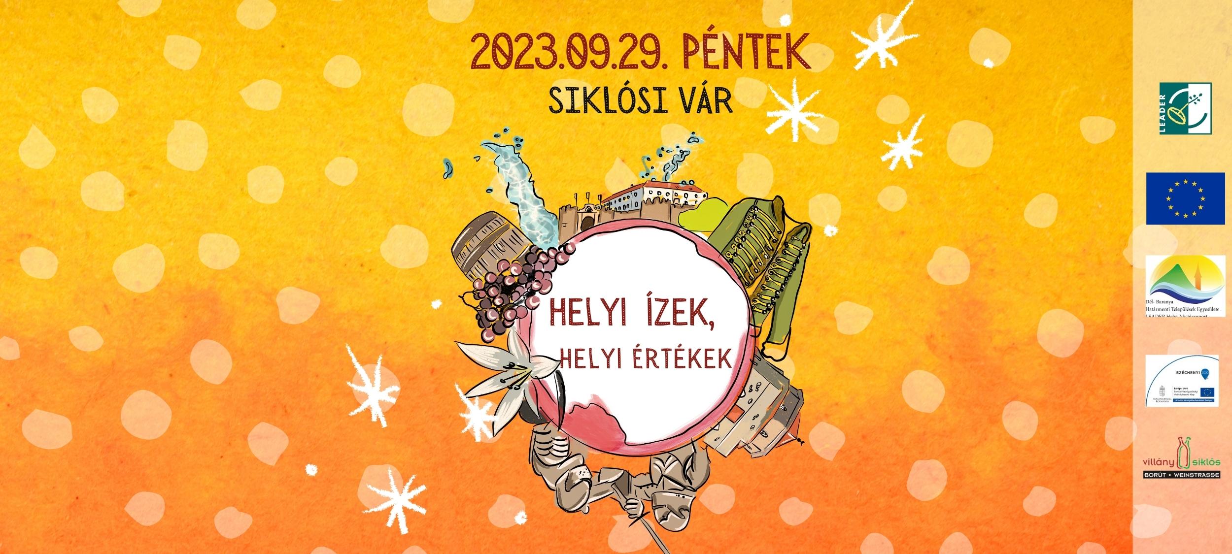 Helyi ízek, helyi értékek 2023 - Siklósi Vár - Plakát