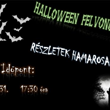 Halloween utcai felvonulás Sellye - 2023 - plakát