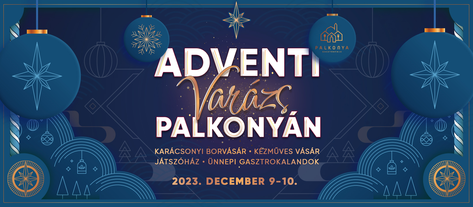 Advent Palkonyán - 2023 - plakát