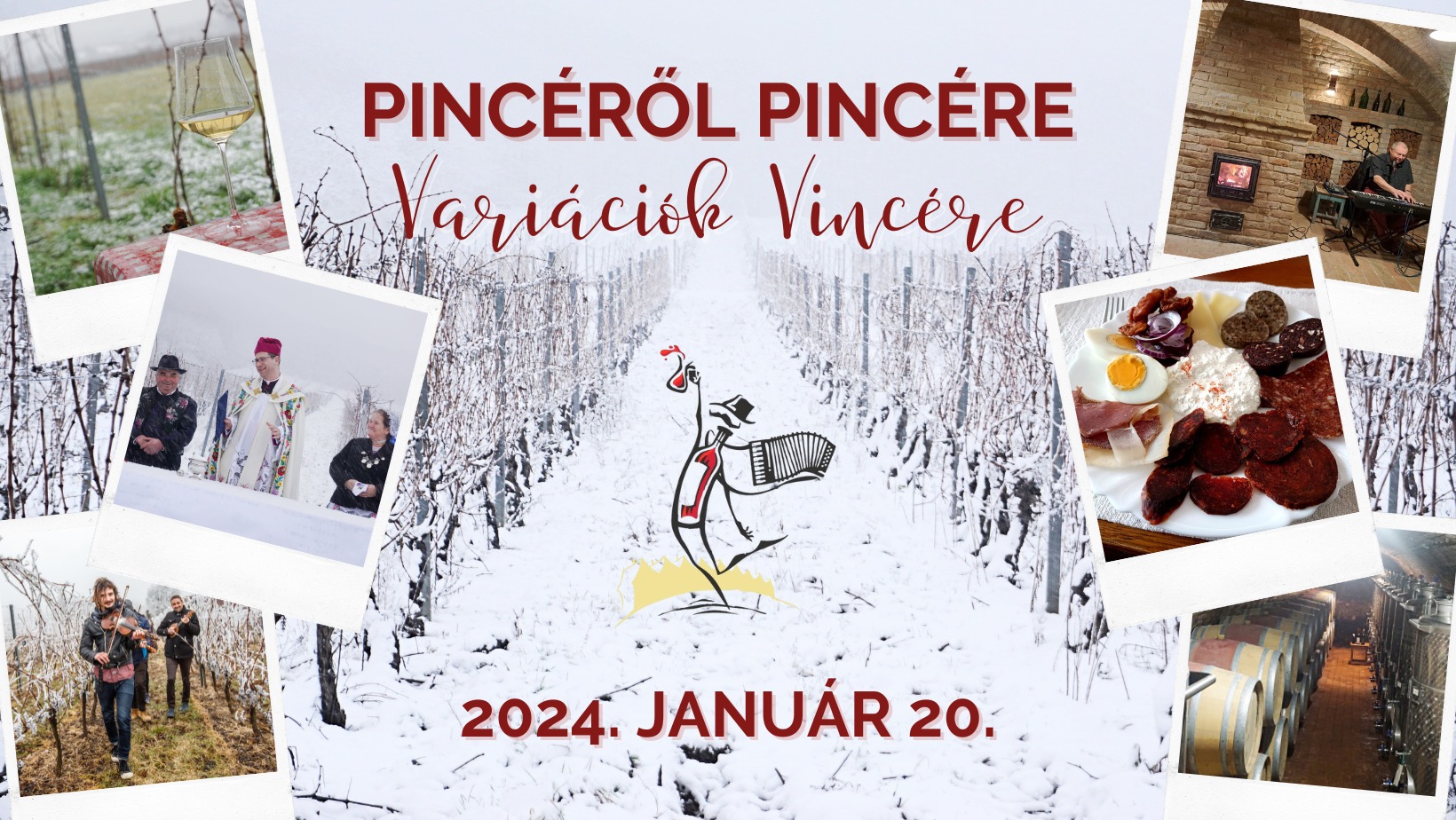 Pincéről pincére, variációk Vincére - 2024 - plakát