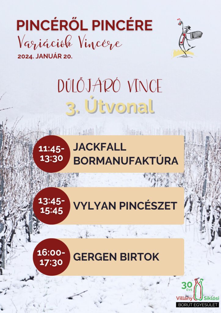 Pincéről Pincére - Variációk Vincére - plakát - 2024