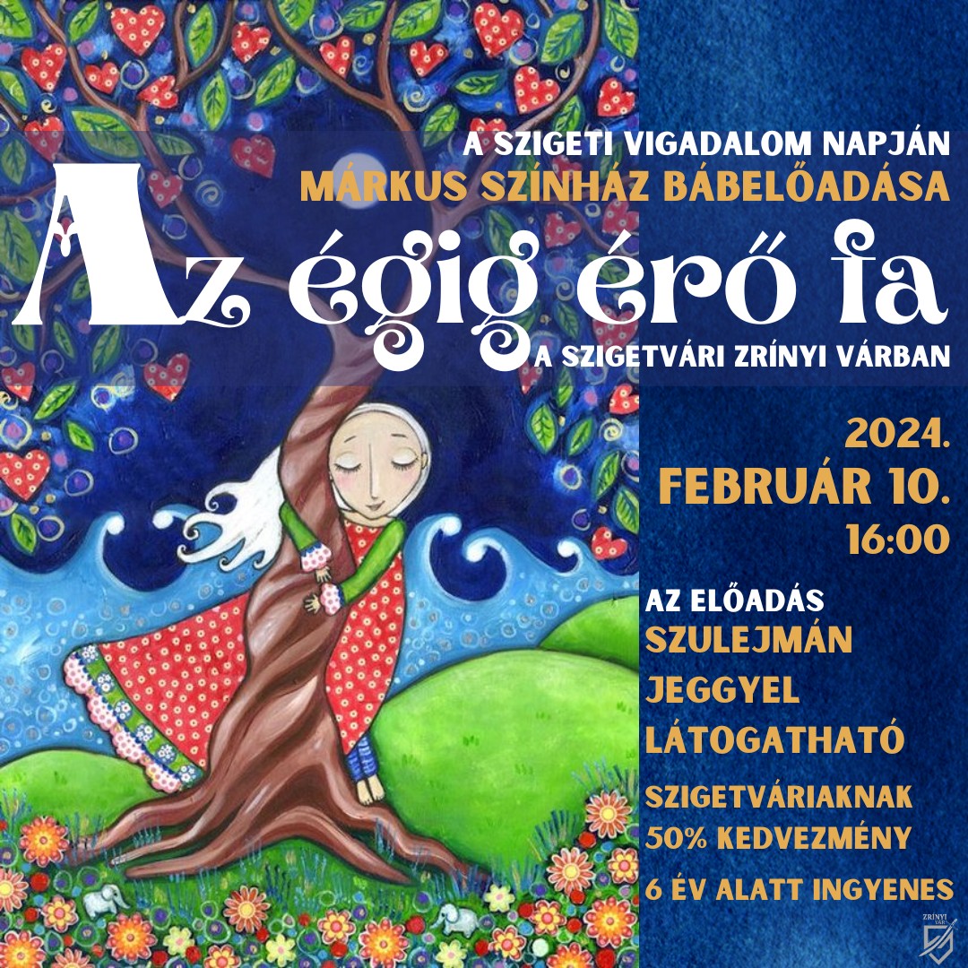 Az égig érő fa - bábszínházi előadás Szigetváron - plakát