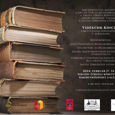 Vidékünk Kincsei 2024 - 3. alkalom, Siklósi Könyvtár, plakát