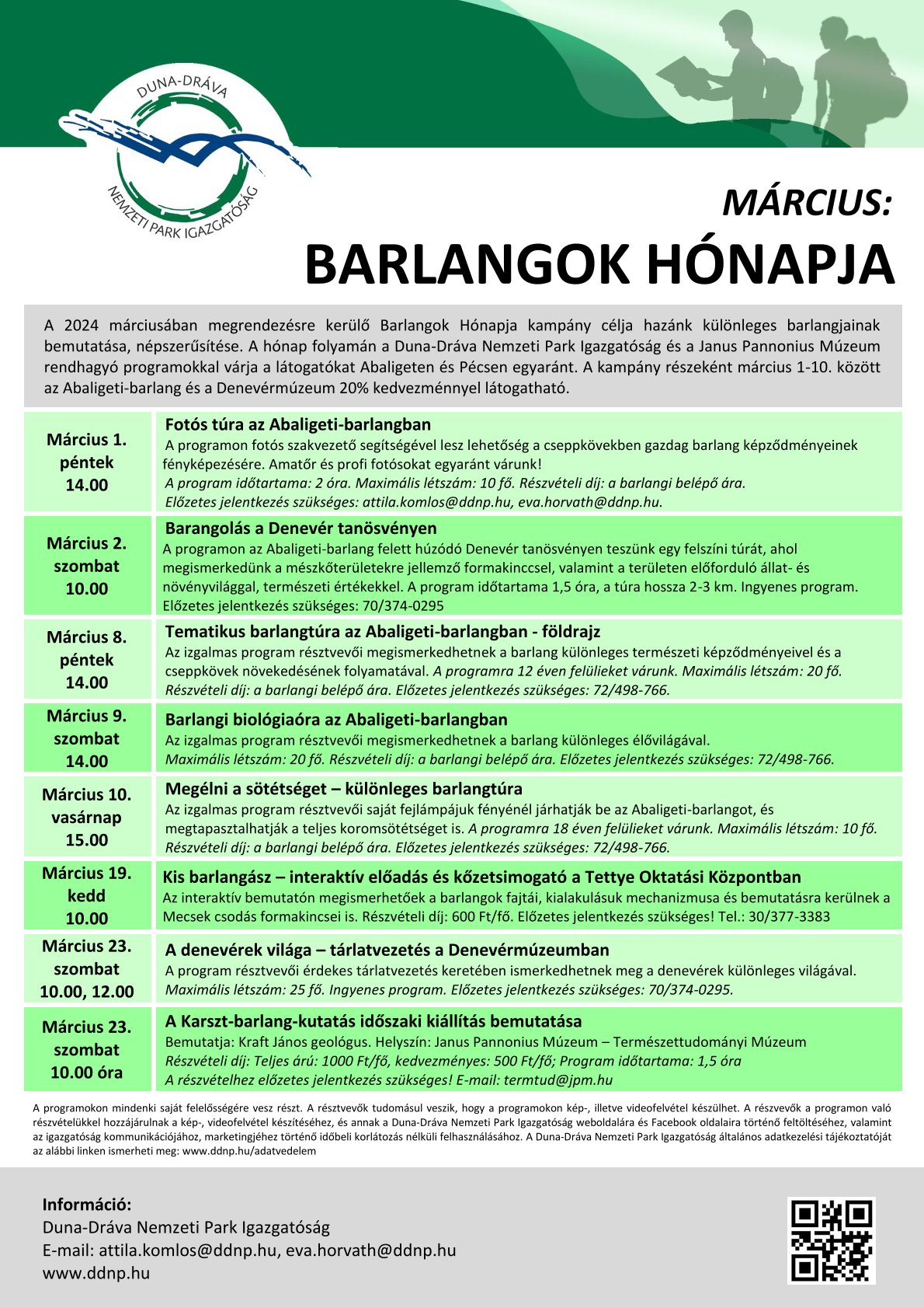 Barlangok hónapja 2024 - Pécs, Abaliget