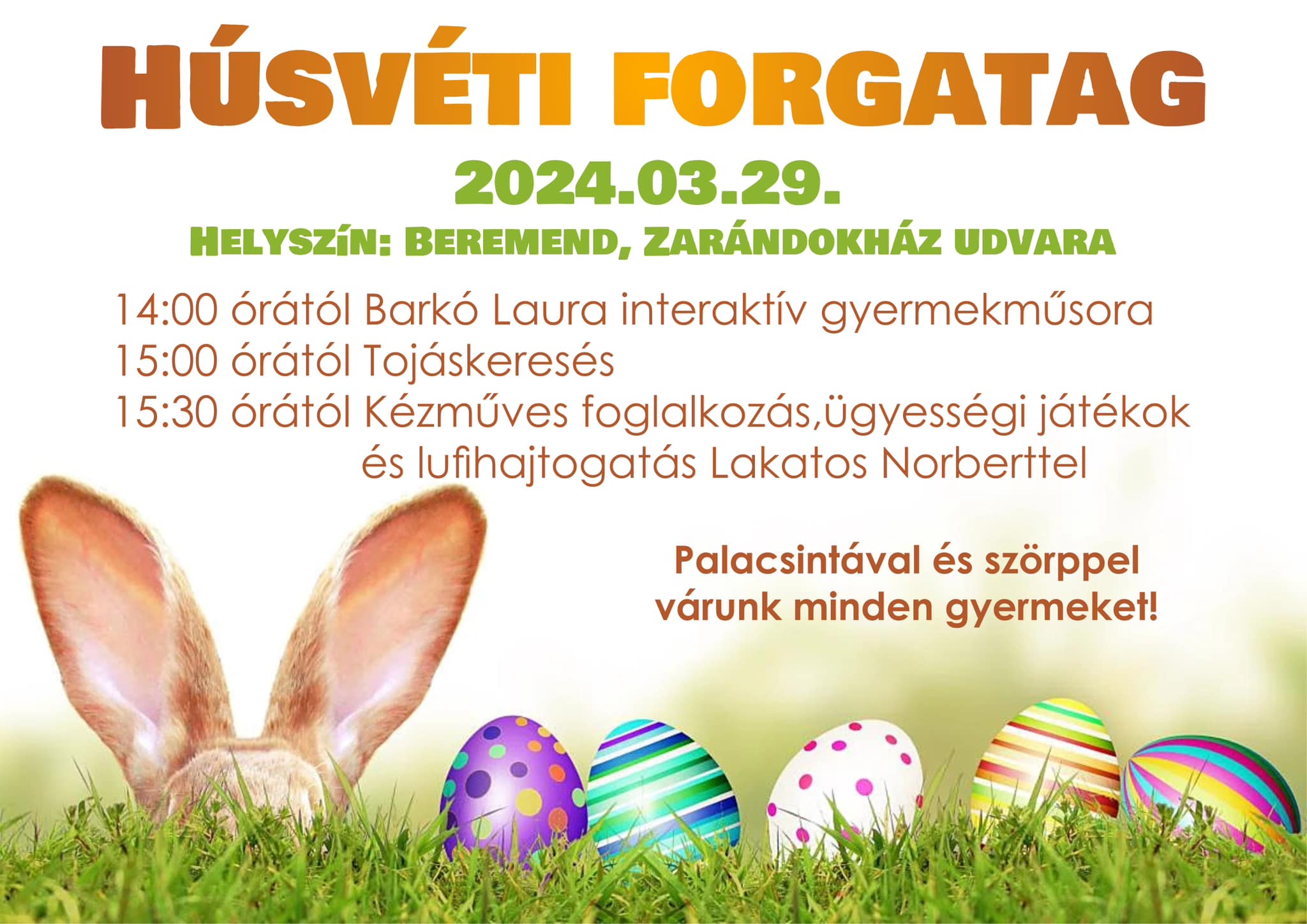 Húsvéti forgatag Beremend városában, 2024