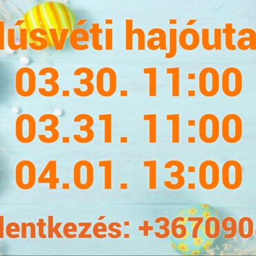 Sétahajózás a Dráván gyermek programokkal - 2024