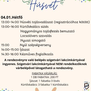 Szigetvár, Húsvét, 2024