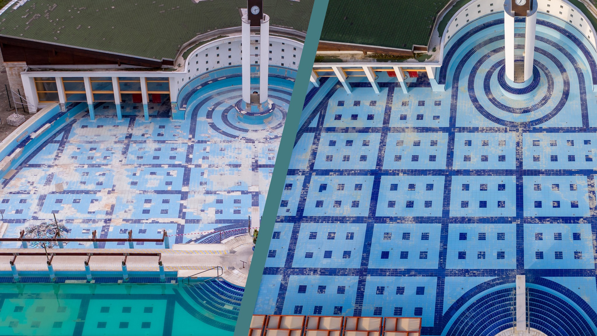 Harkány gyógymedence felújítás - 1. ütem kész