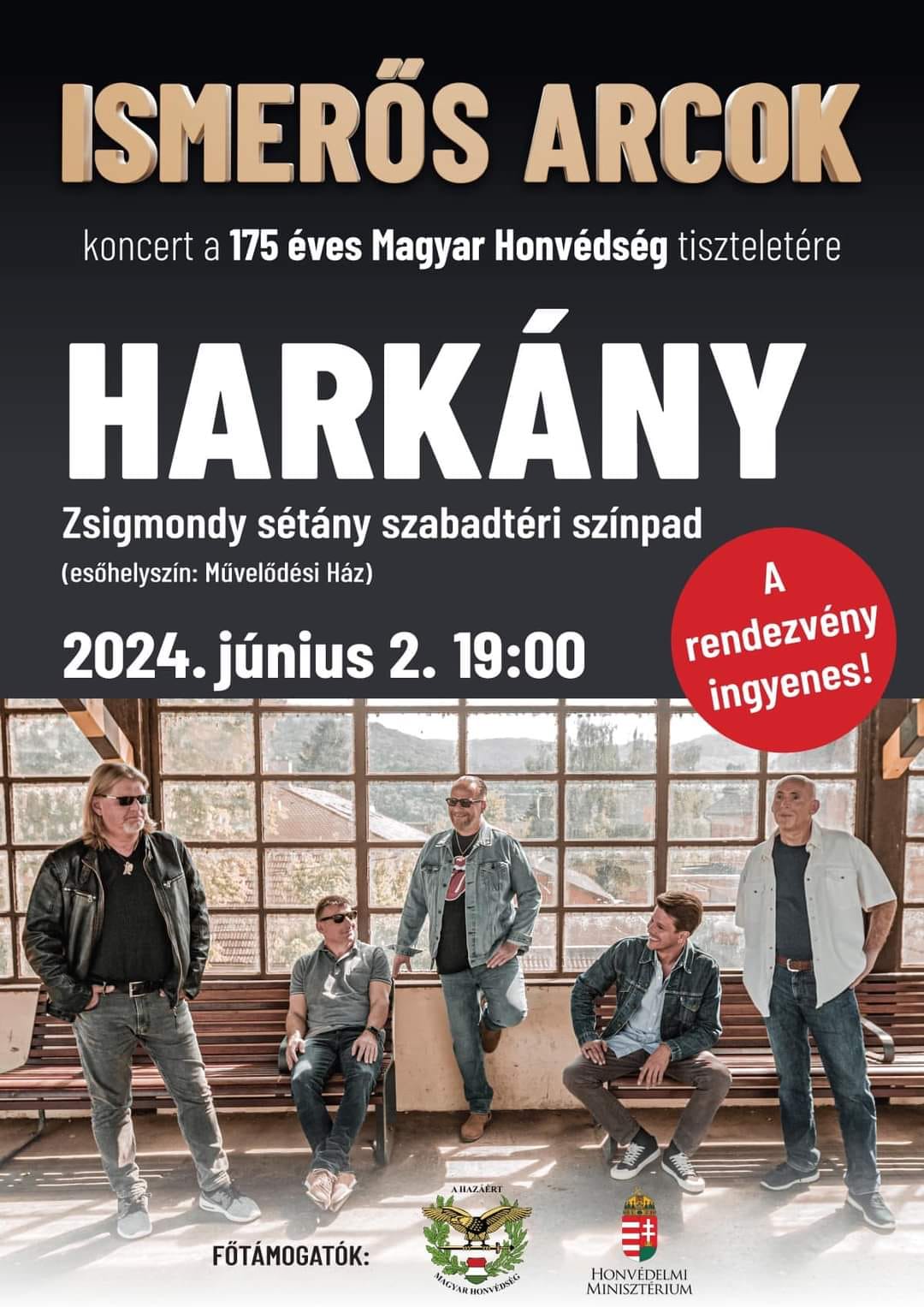 Ismerős Arcok koncert Harkányban, 2024.06.02.