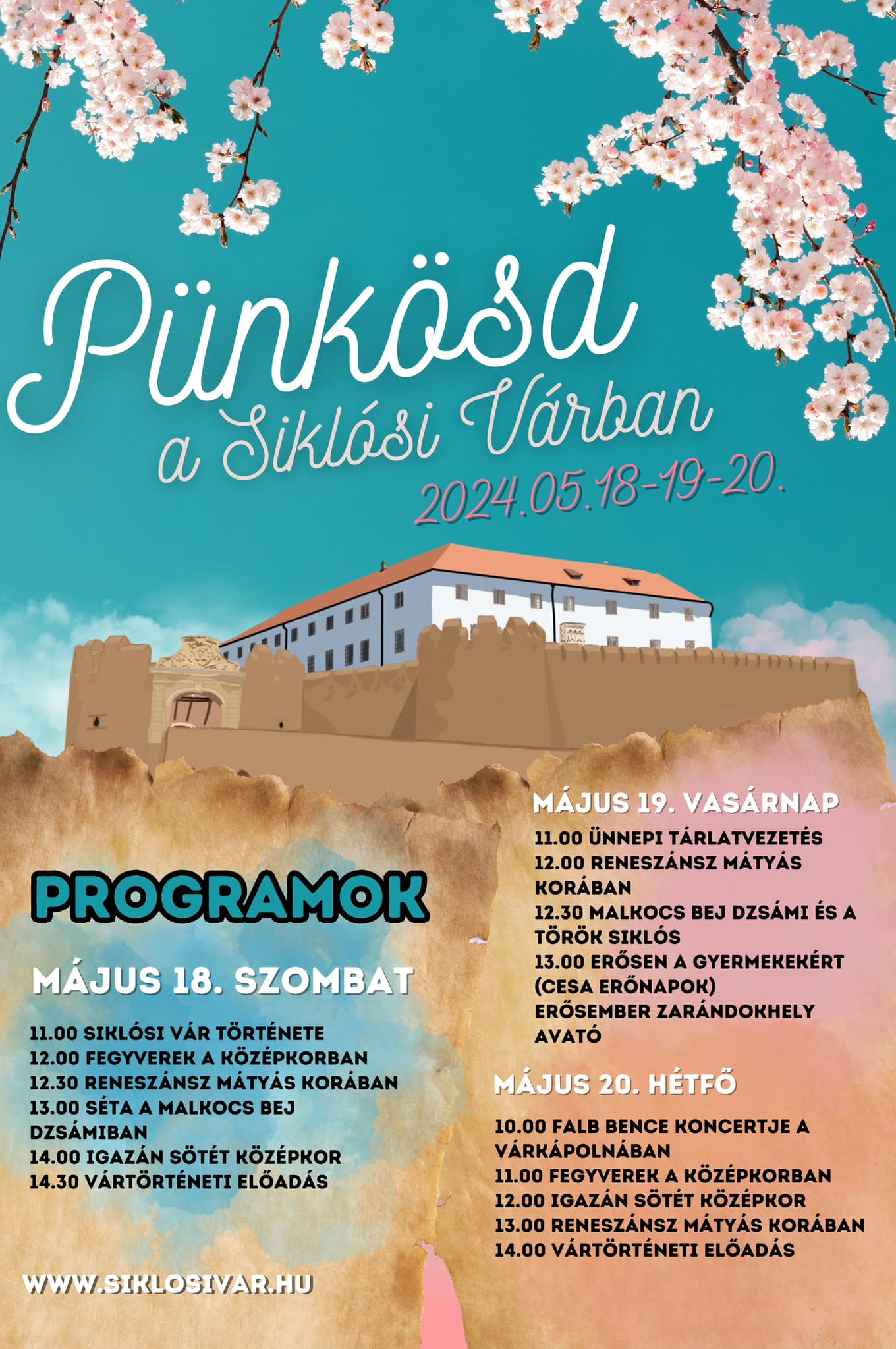 Pünkösd a Siklósi várban, 2024, plakát