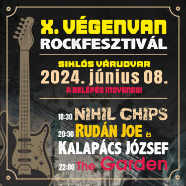 Rockfesztivál Siklóson, Rudán Joe és Kalapács József fellépésével, 2024