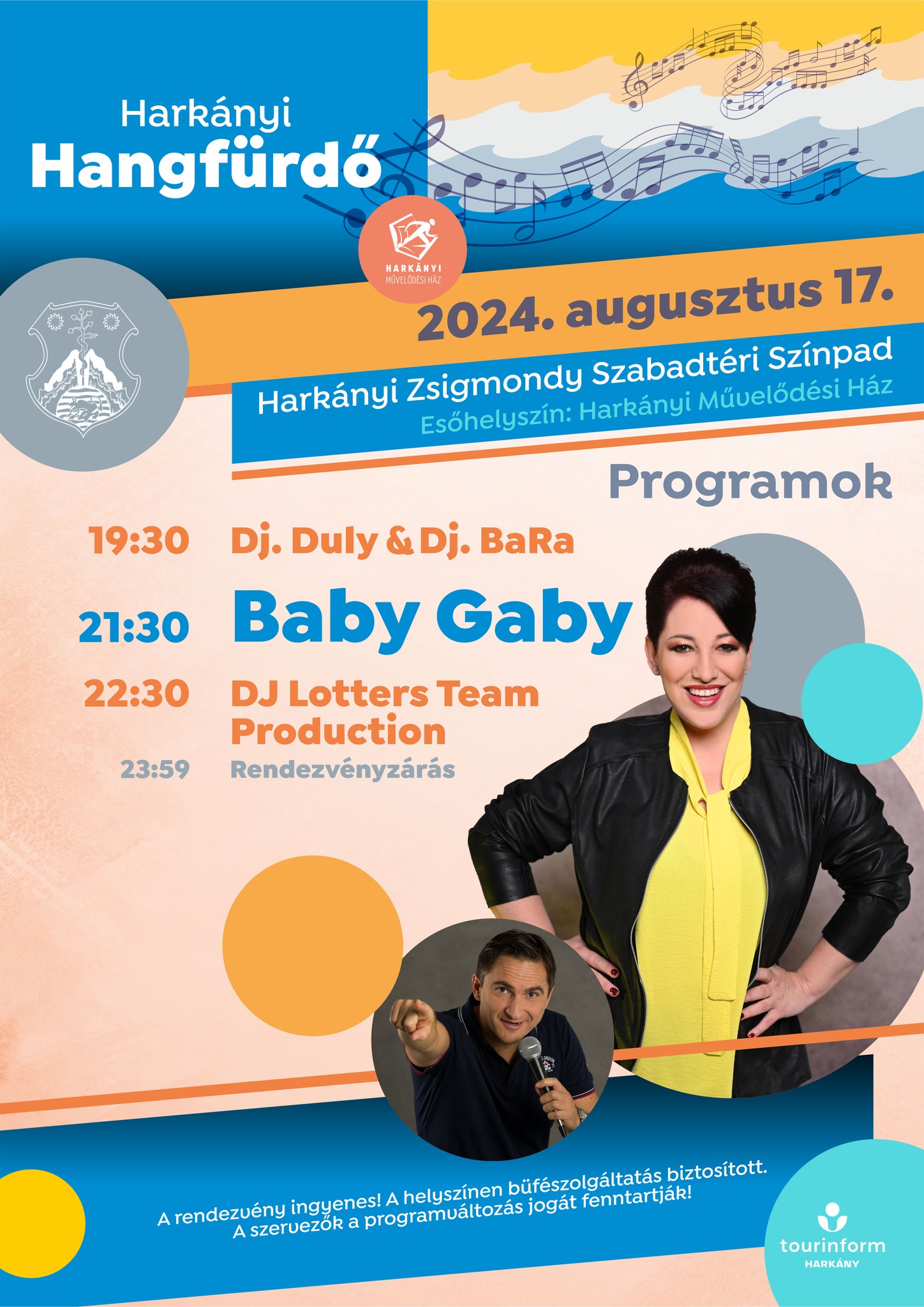 Harkányi Hangfürdő 2024.08.17. - Baby Gaby, Dj. Lotters