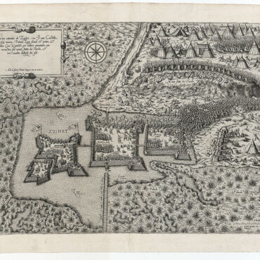 Szigatvár térképe 1566-ból