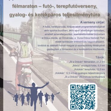 Át a Dráván - félmaraton sportesemény az Ormánságban - 2024.10.26.