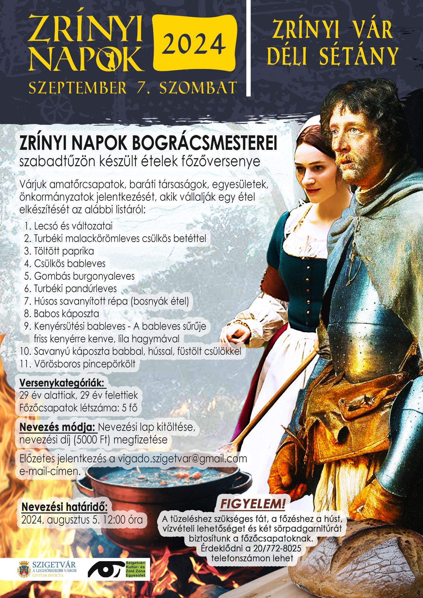 Zrínyi napok - főzőverseny Szigetváron - 2024.09.07.