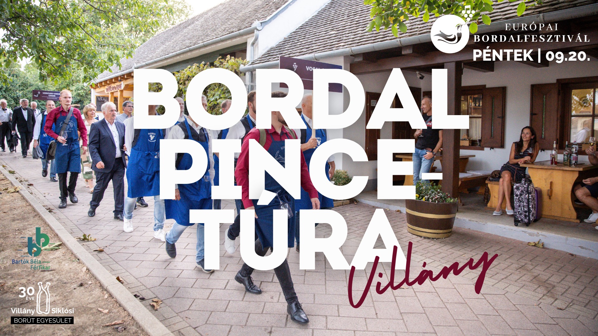 Bordal Pincetúra Villányban, 2024.09.20-án, 6 állomáson, borkóstolókkal