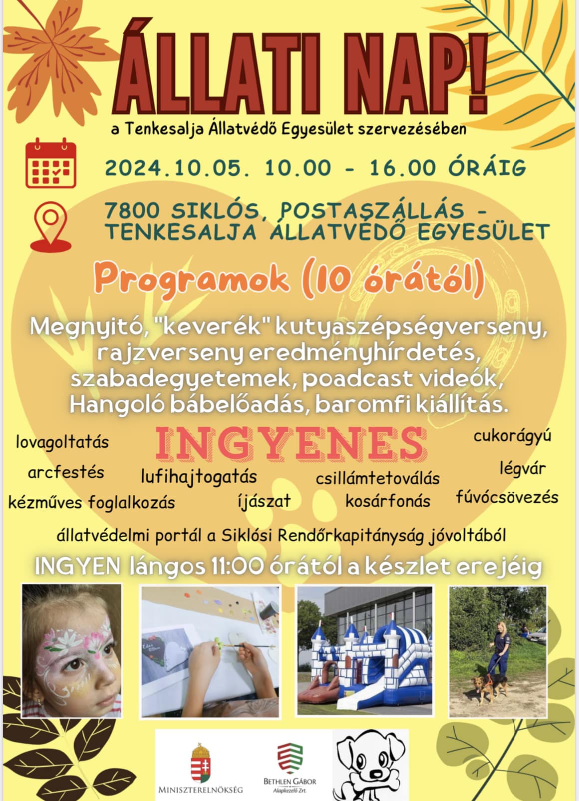 Állatbarát nap Siklóson, 2024.10.05.