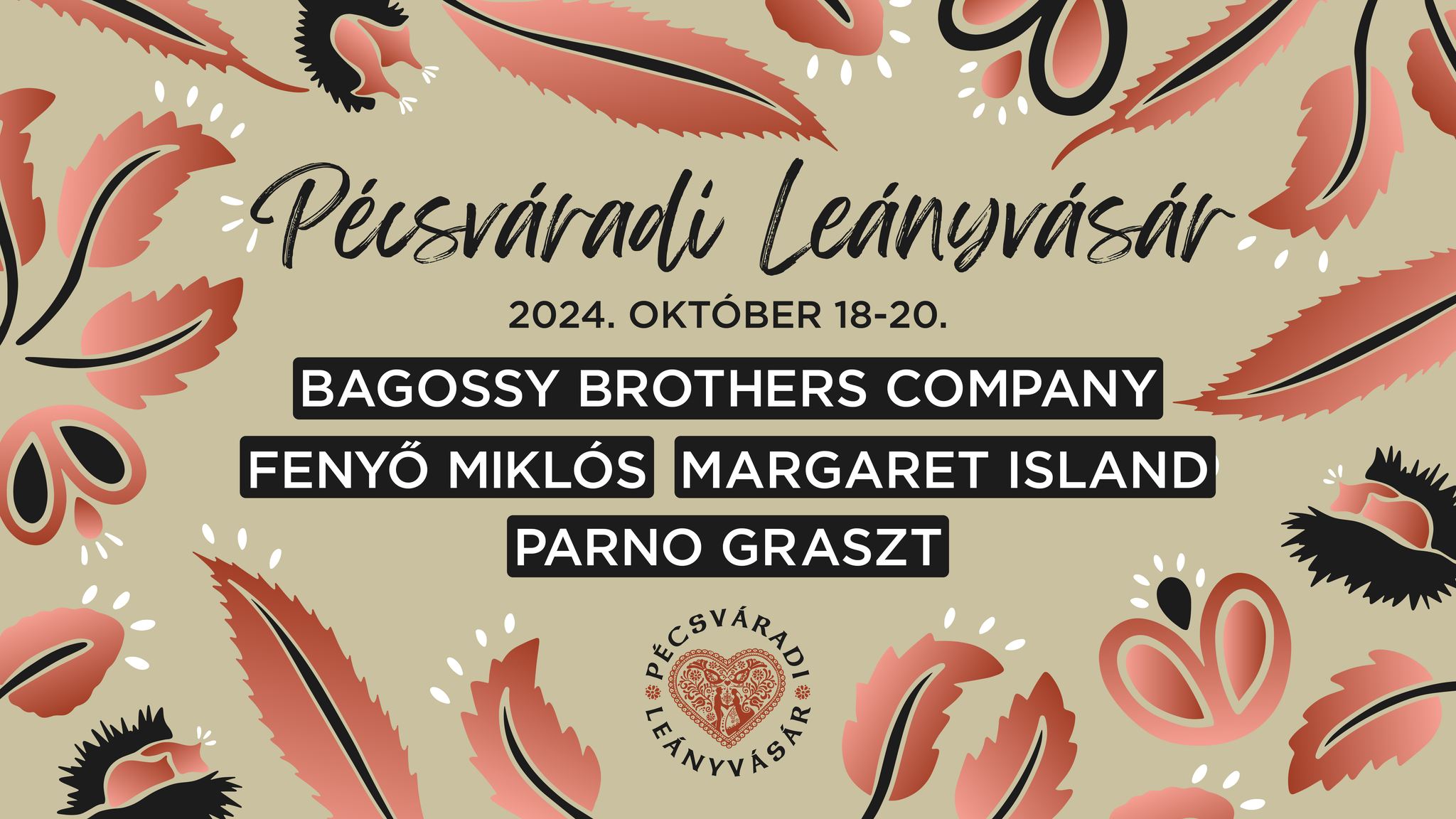 Bagossy Brothers Company koncert a Pécsváradi Leányvásáron, 2024.10.18. - 20. között
