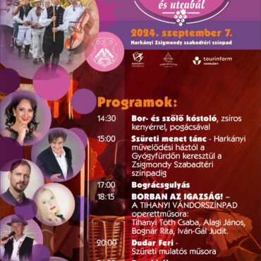 Szüreti menettánc és bál Harkányban, 2024.09.07-én