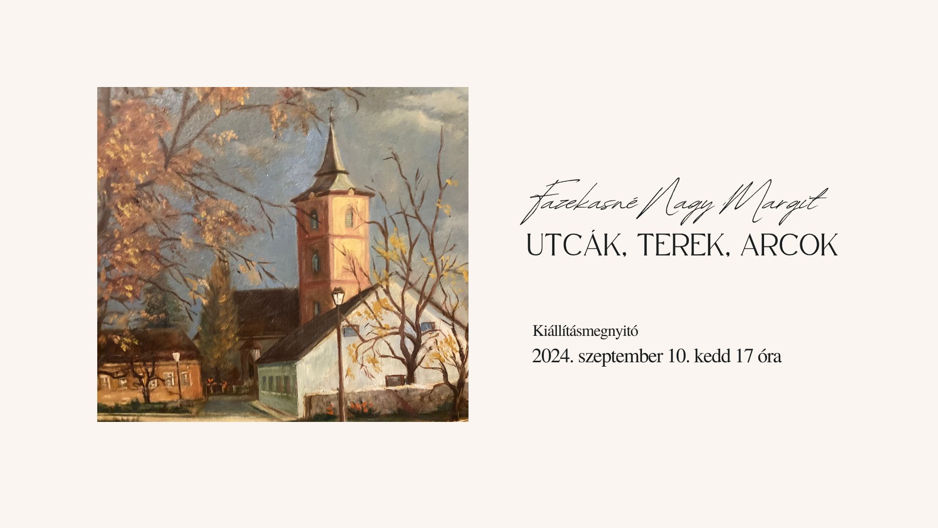 Tájkép és portré kiállítás Siklóson, 2024.09.10. - 09.30. között a könyvtárban