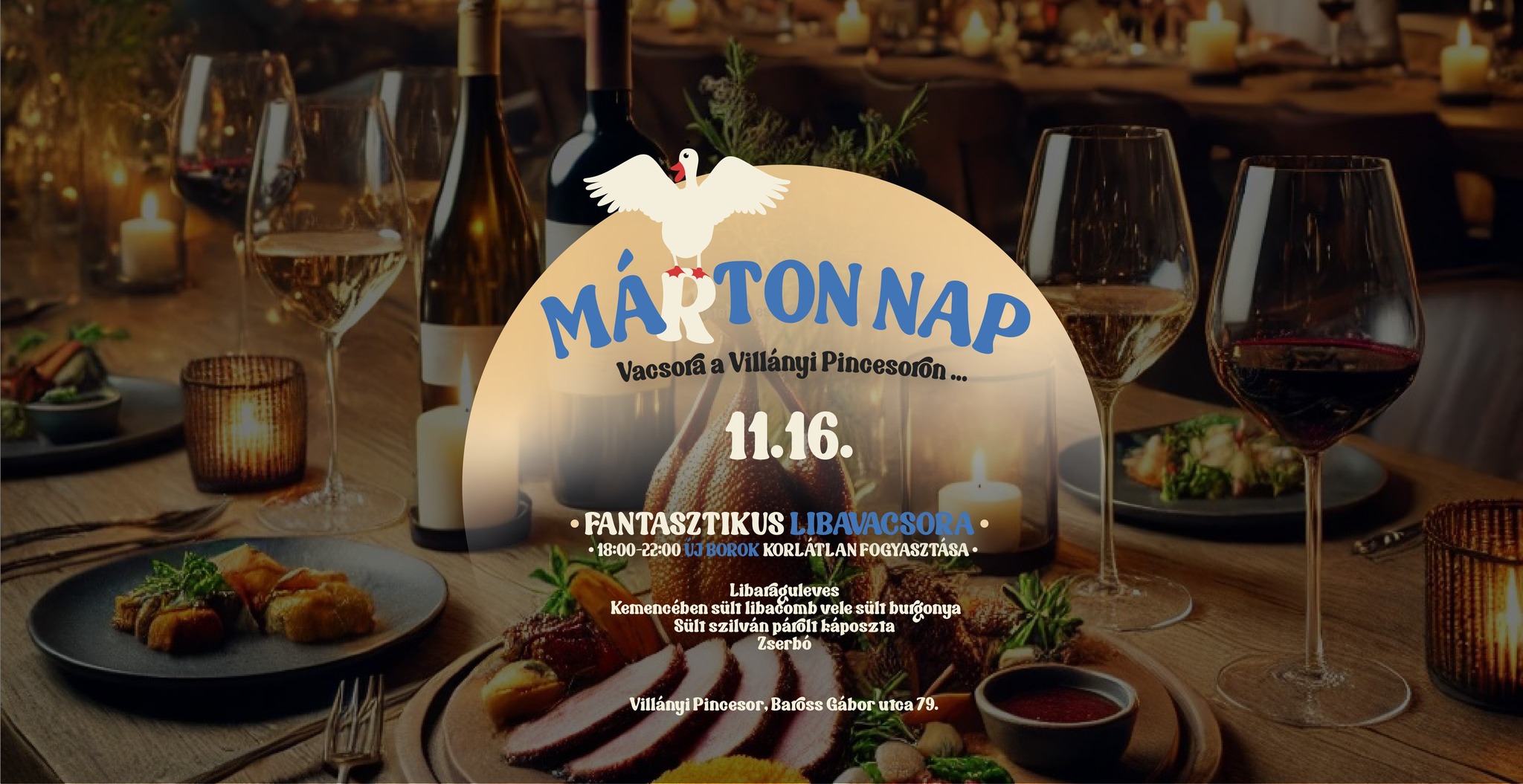 Márton-nap és egy vacsora Villányban - 2024.11.16.