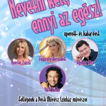 Klasszikus kabaré és operett est Villányban - 2024.12.20. - a Pesti Művész Színház színészeivel, többek közt Nyertes Zsuzsával