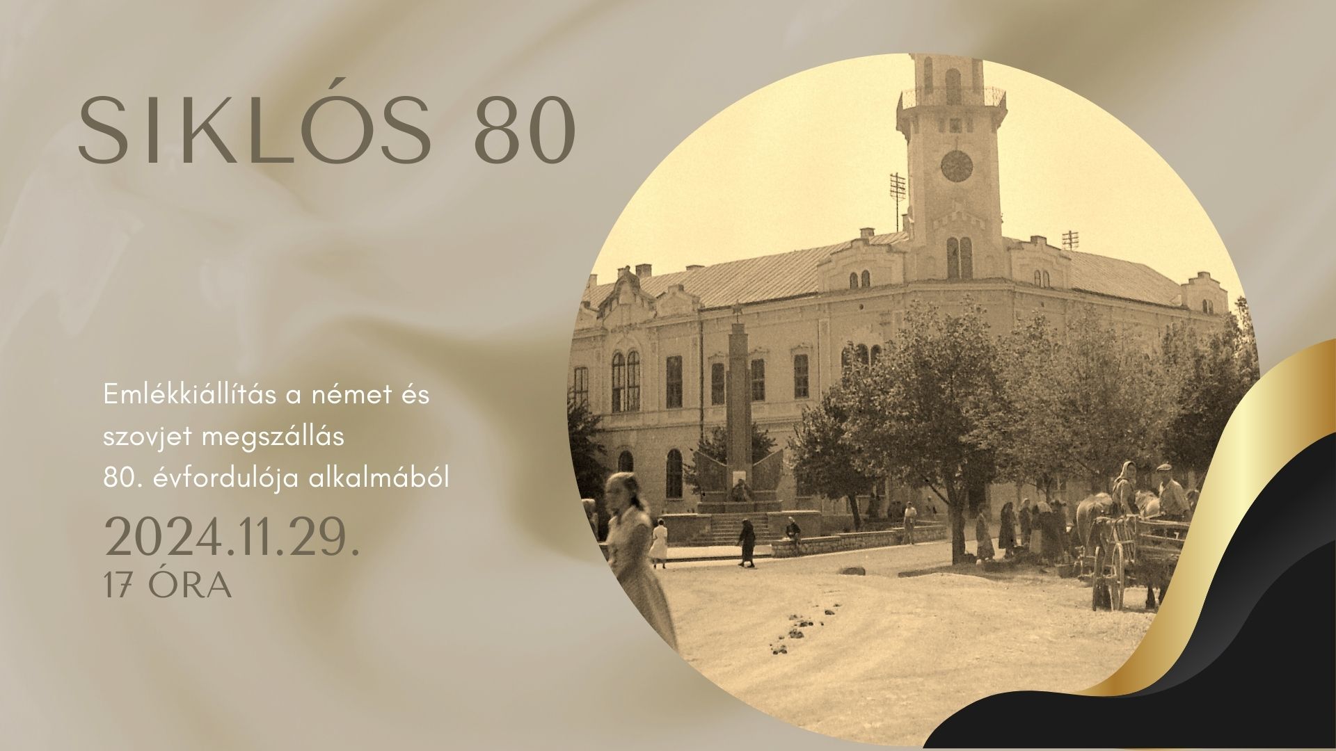 Történelmi kiállítás Siklóson - Siklós 80 - 2024.11.29.