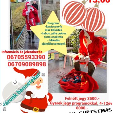 Mikuláshajó 2024 - a Dráván