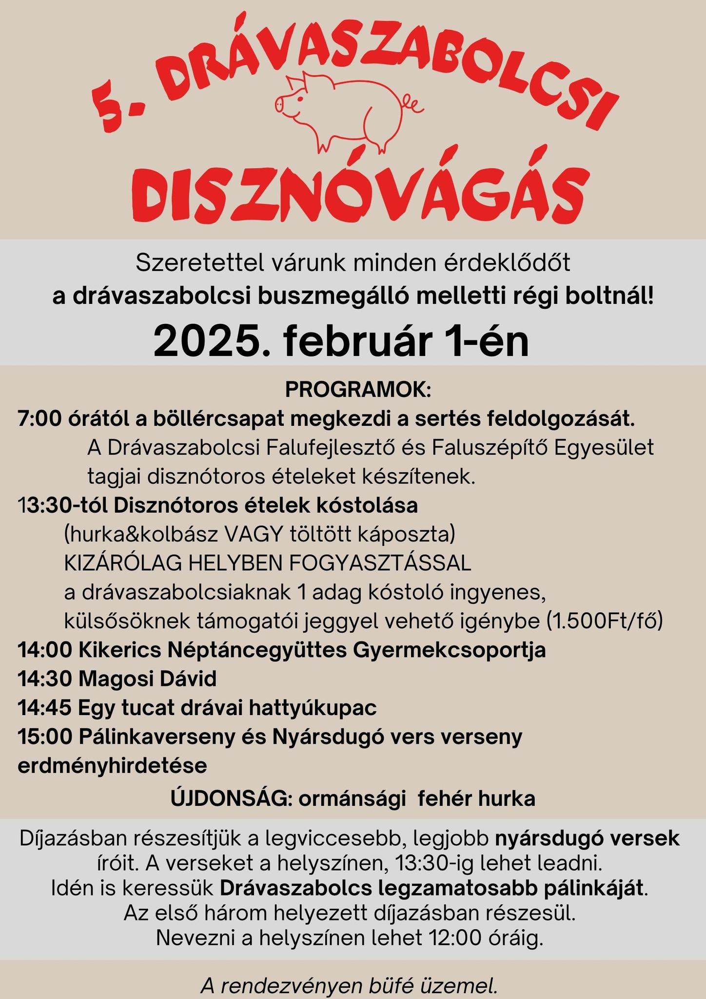 Disznótor az Ormánságban, Drávaszabolcson, 2025.02.01-én