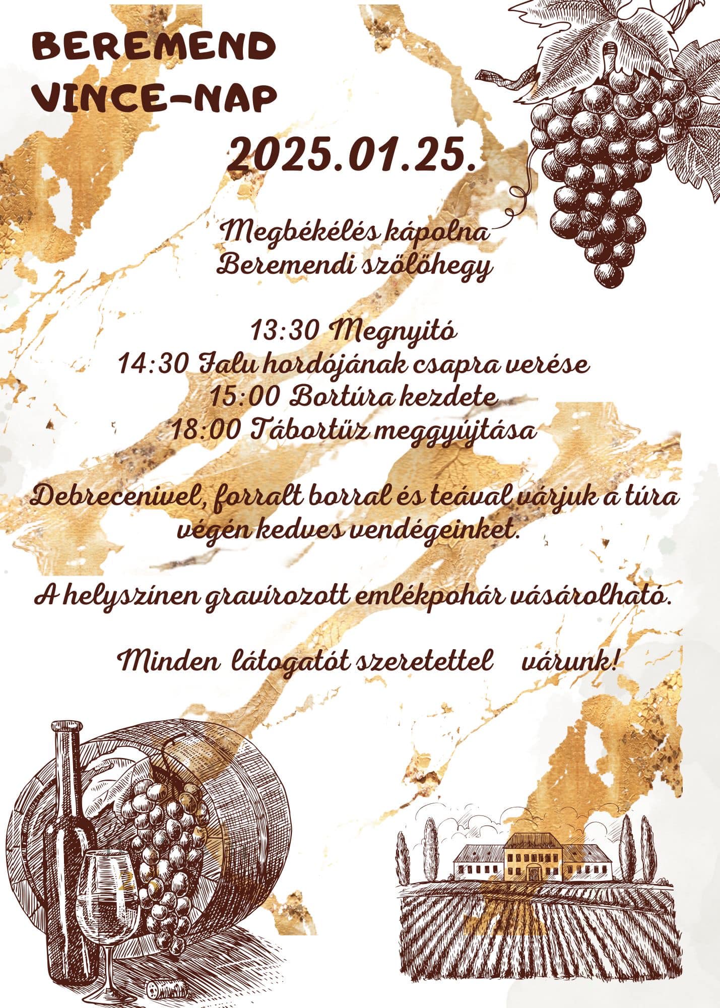 Beremend, Vince-nap, 2025.01.25.