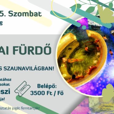 Éjszakai fürdőzés Harkányban, 2025.03.15-én, hatalmas buli a Harka Vízivilágban