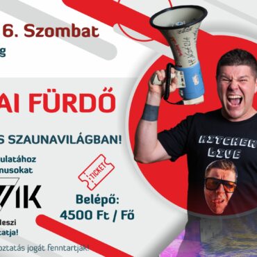 Éjszakai fürdőzés Harkányban NEWIK-kal, 2025.12.06.