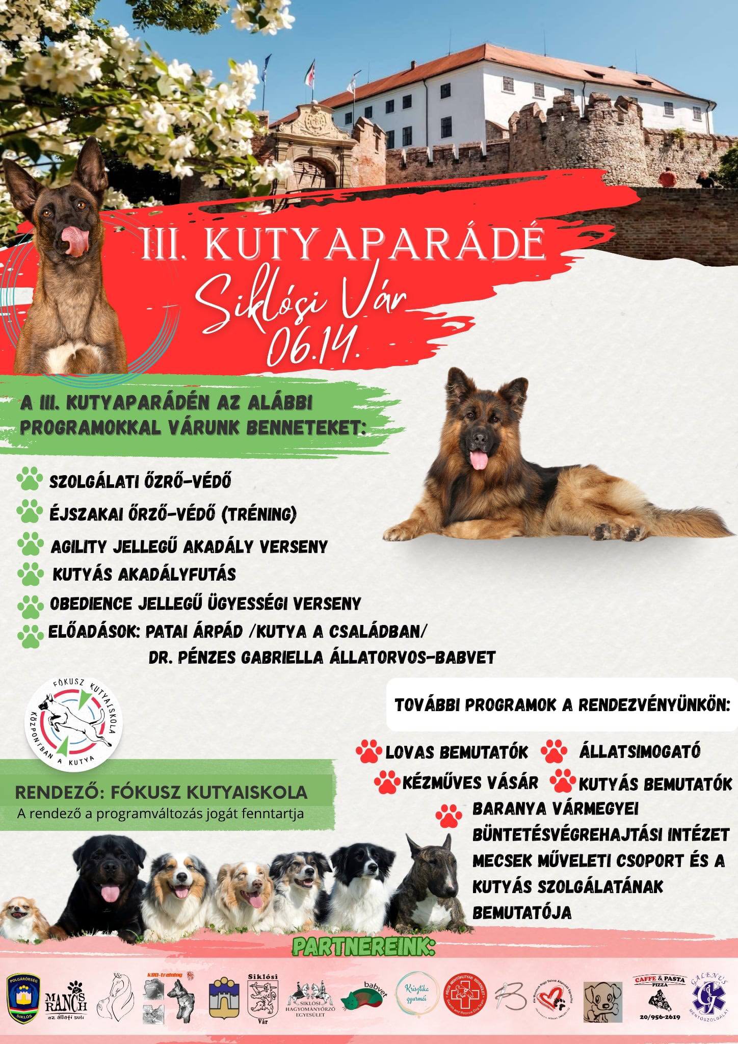 III. Kutyaparádé Siklóson - programfüzet 2025