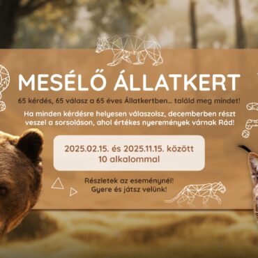 Mesélő Állatkert a 65 éves Pécsi Állatkertben - 2025