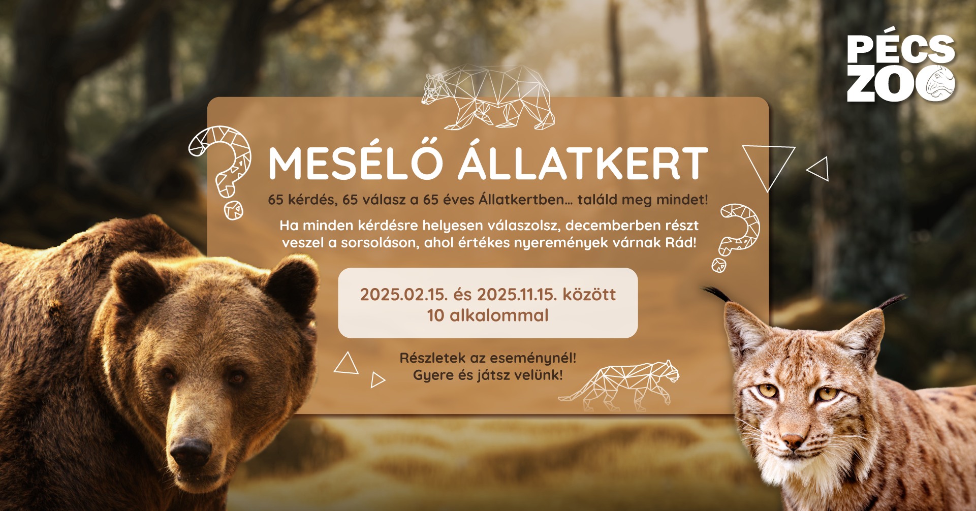 Mesélő Állatkert a 65 éves Pécsi Állatkertben - 2025