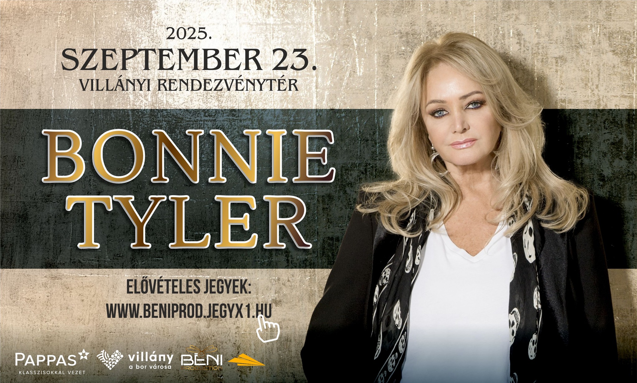 Bonnie Tyler koncert Villányban, 2025.09.23-án