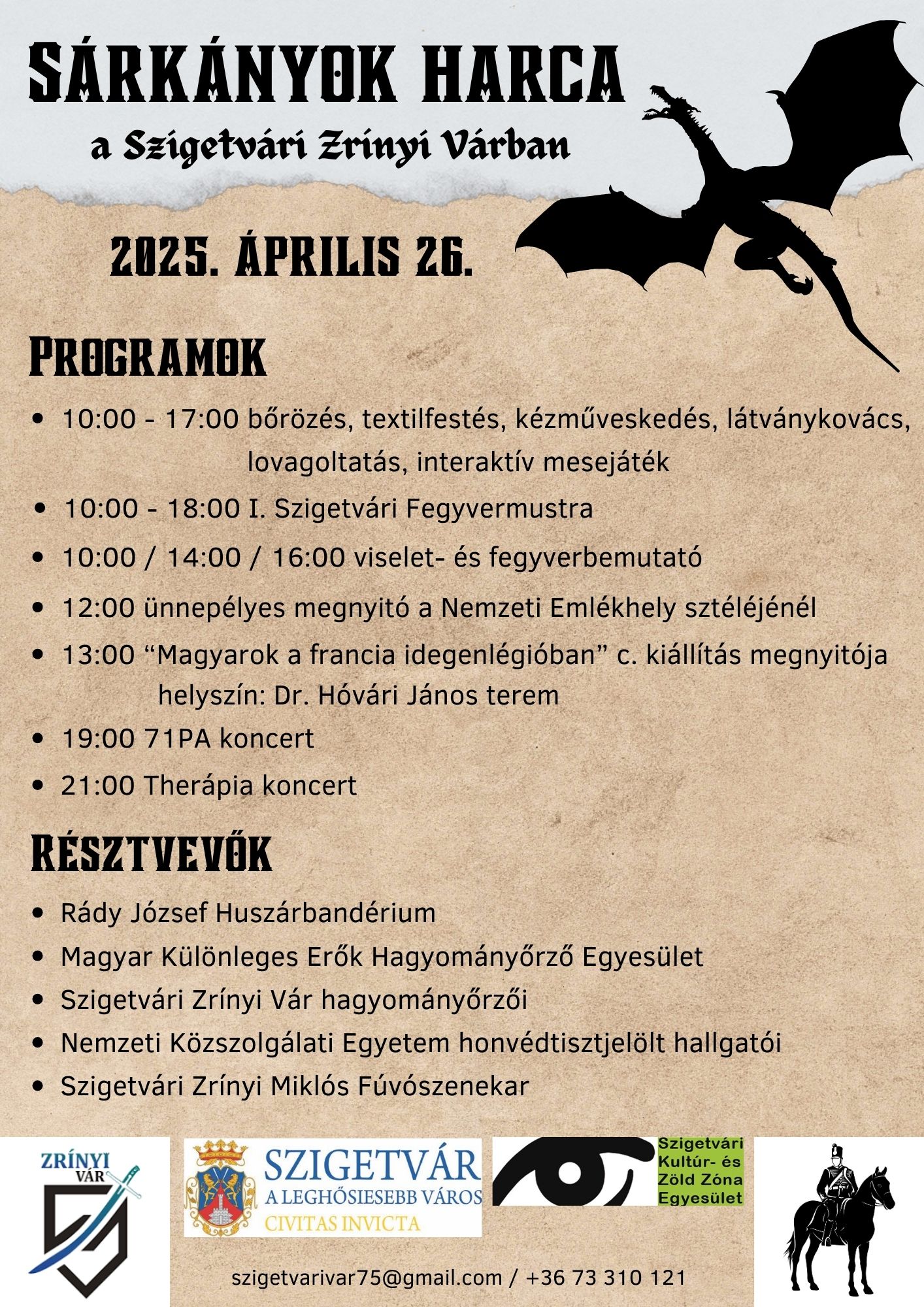 Sárkányok Harca - Szigetvár, Zrínyi Vár, 2025.04.26.