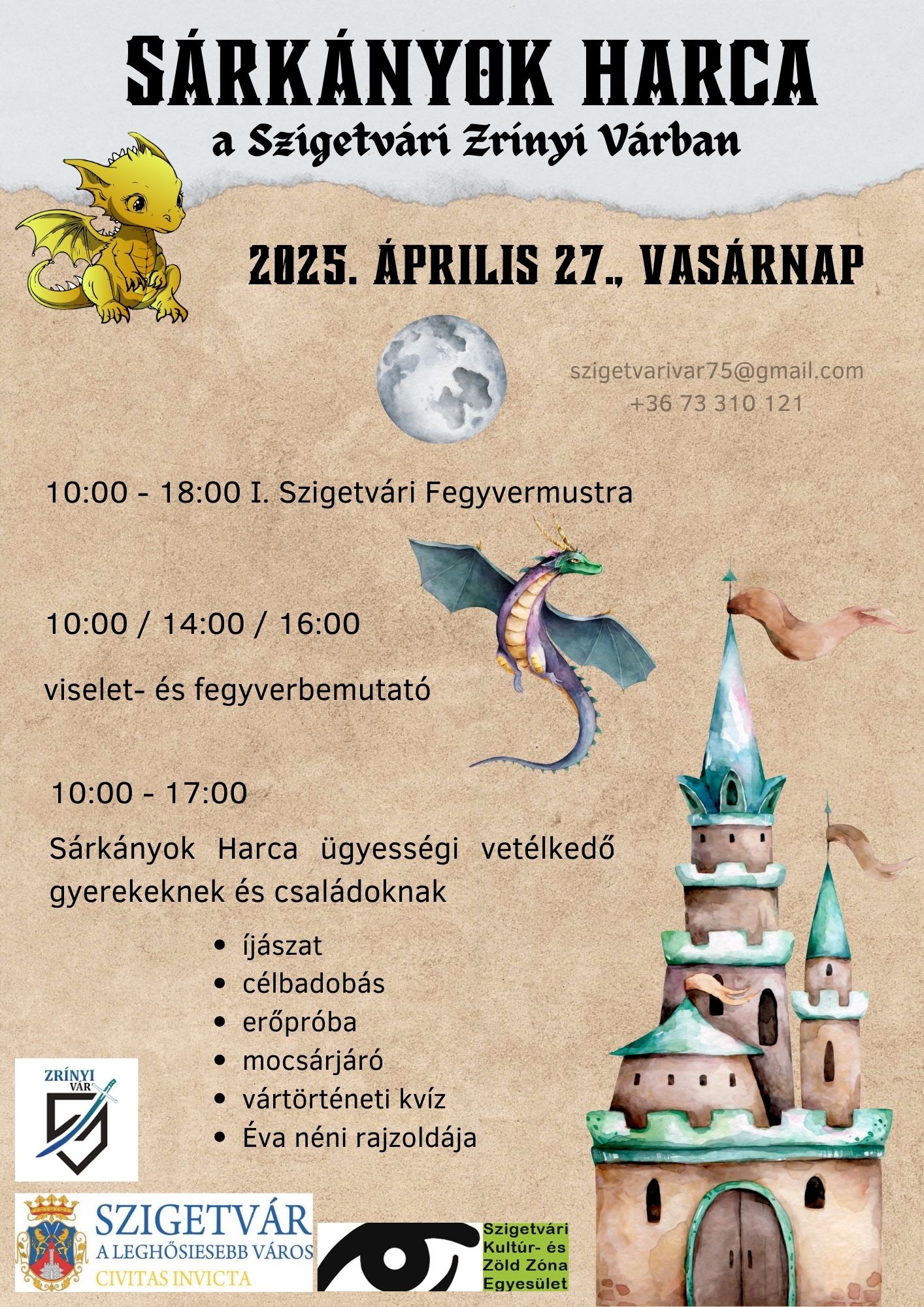Sárkányok Harca - Szigetvár, Zrínyi Vár, 2025.04.27.