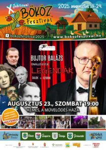 Bőköz Fesztivál 2025 - Bujtor Balázs önálló estje