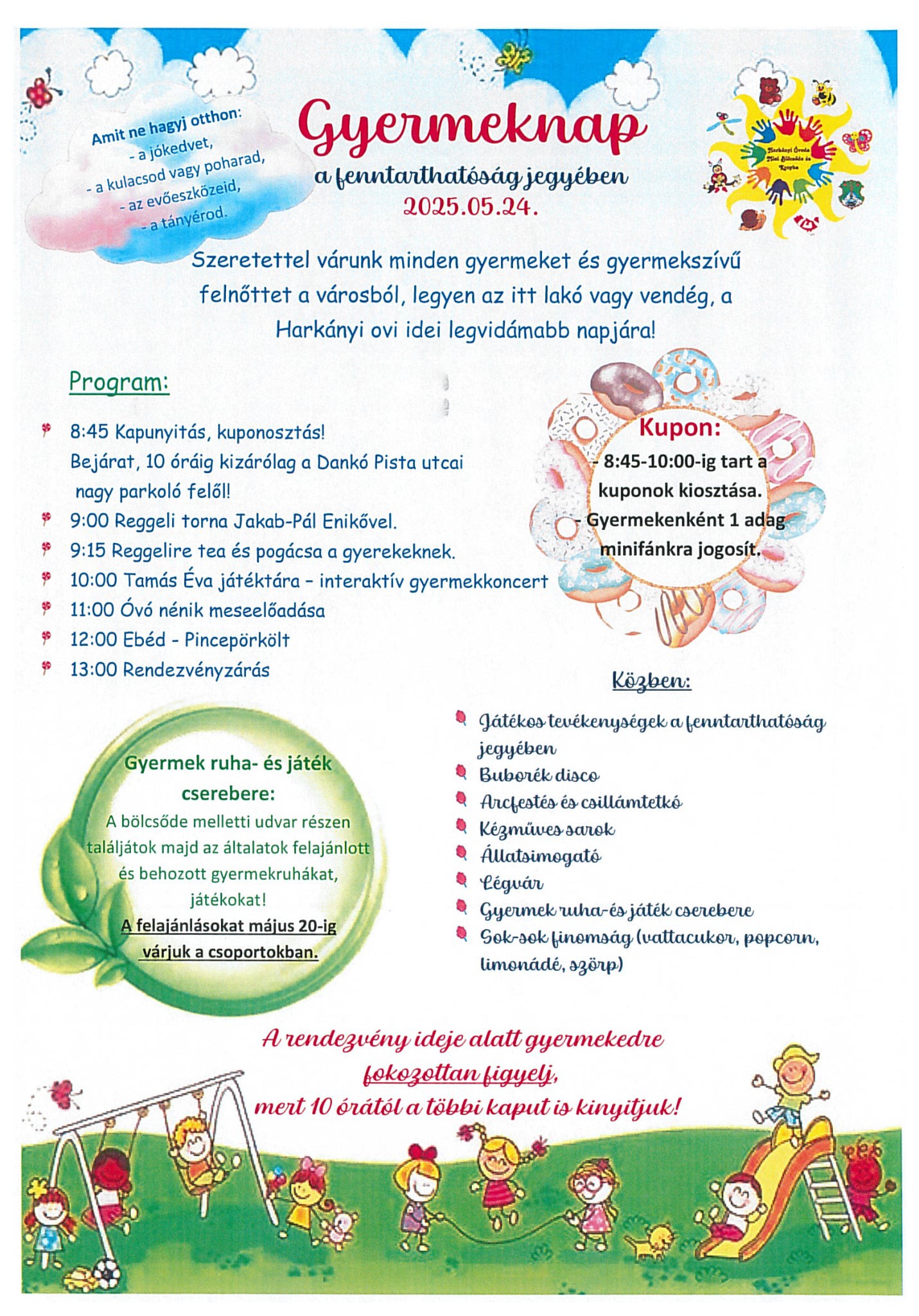 Gyereknap Harkányban - a fenntarthatóság jegyében