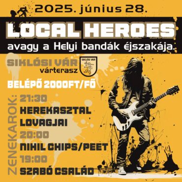 Helyi rockbandák éjszakája a Siklósi Várban - 2025.06.28.